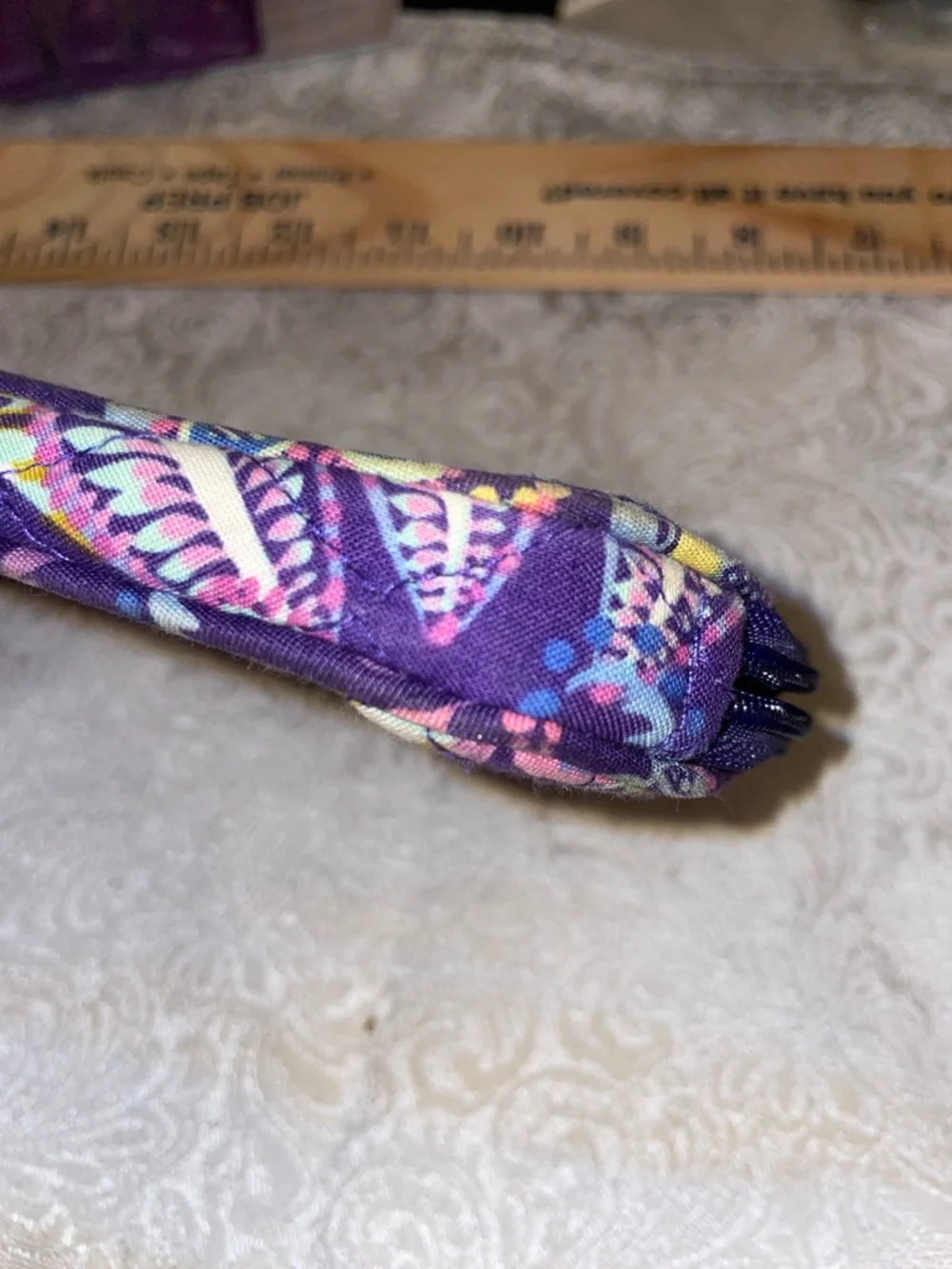 Vera Bradley Floral Wristlet Wallet - Purple - Picture 11 of 16